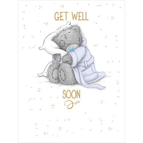 Get Well Soon Large Me to You Bear Card £3.59